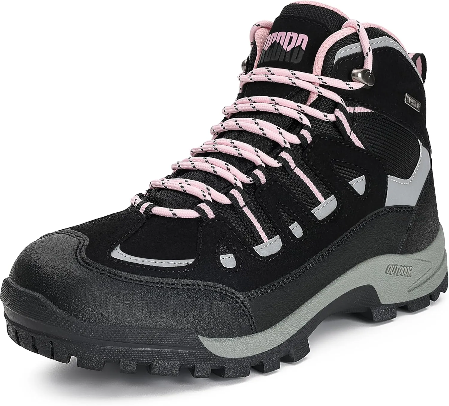 R CORD Hiking Boots Women Waterproof Ankle Support Womens Hiking Boots Backpacking Boots Breathable Non-slip Durable Hiking Boots for Outdoors