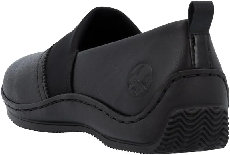 Rieker L1790 Celia Women's Loafers - Comfortable and Easy Slip Ons for All Day Walking - Flexible Shock Absorbing Sole with Everyday Comfort and Support