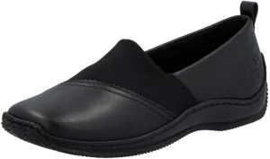Rieker L1790 Celia Women's Loafers - Comfortable and Easy Slip Ons for All Day Walking - Flexible Shock Absorbing Sole with Everyday Comfort and Support