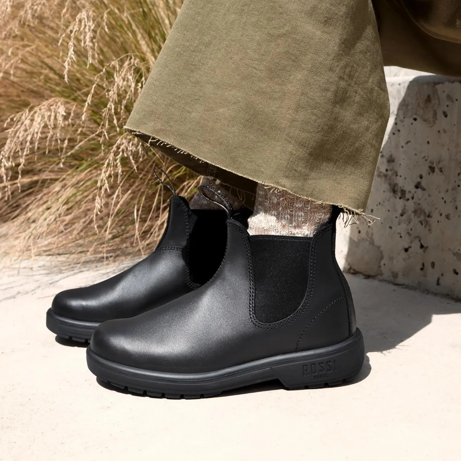 Rossi Endura 303 Leather Chelsea Australian Unisex Durable Work Ankle Boots