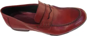 Rossi Men's Italian Leather 1876 Penny Loafers