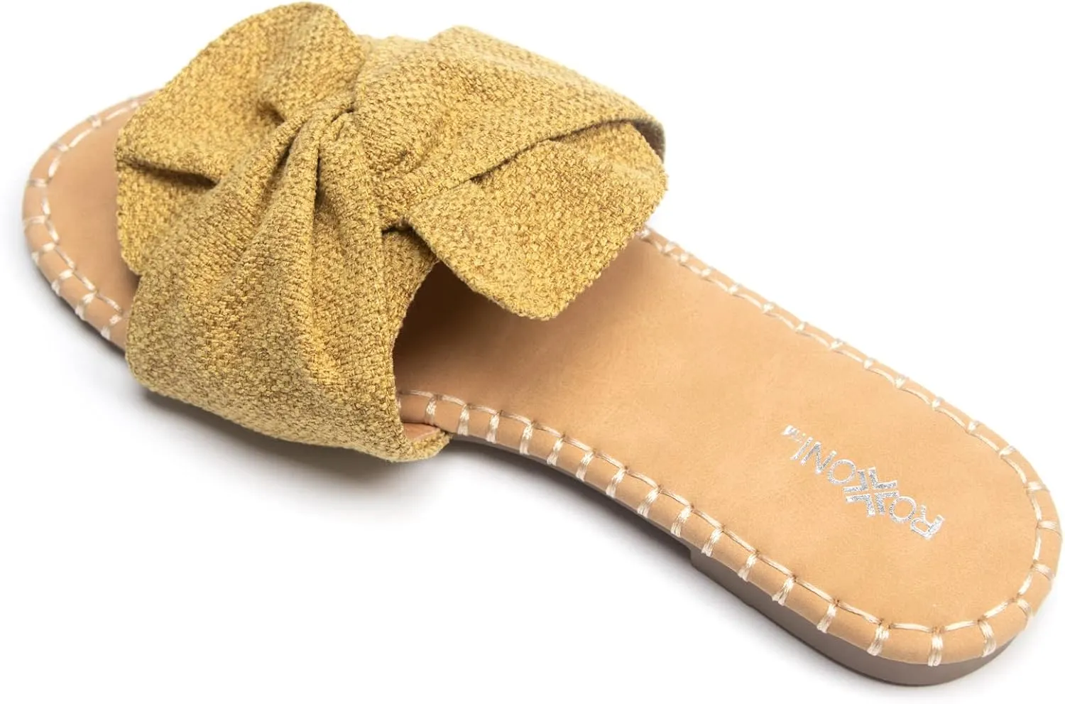 Roxoni Women Open Toe Sandal Indoor Outdoor Slides Shoes Spring Summer Slippers