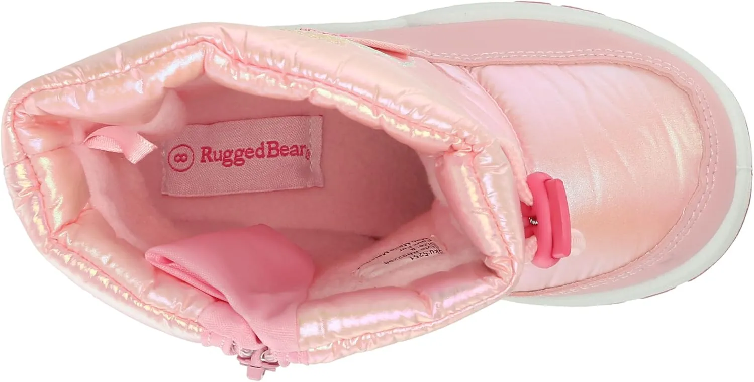 Rugged Bear Girl's Winter Outdoor Water Resistant Snow Boots