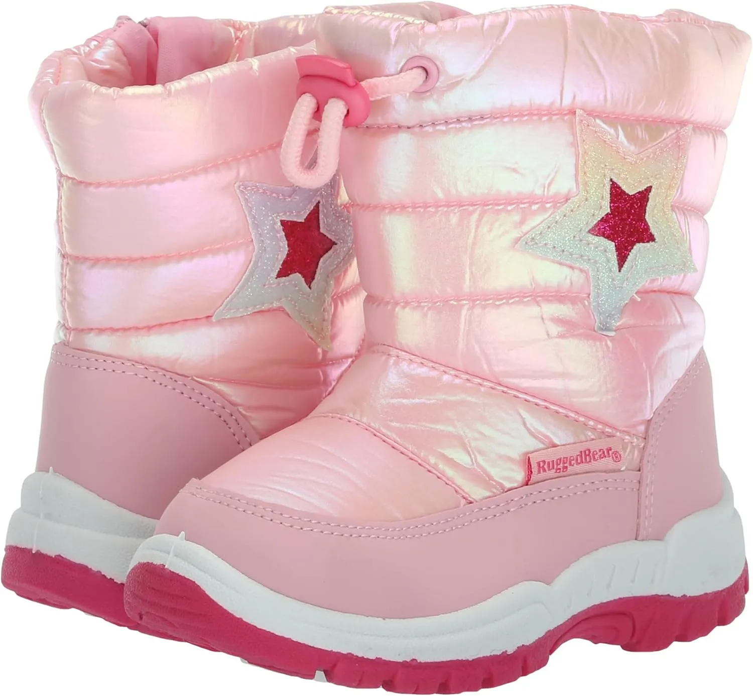 Rugged Bear Girl's Winter Outdoor Water Resistant Snow Boots