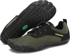 SAGUARO Men's Barefoot Shoes Wide Toe Box Minimalist Sneakers Water Shoe Active VII