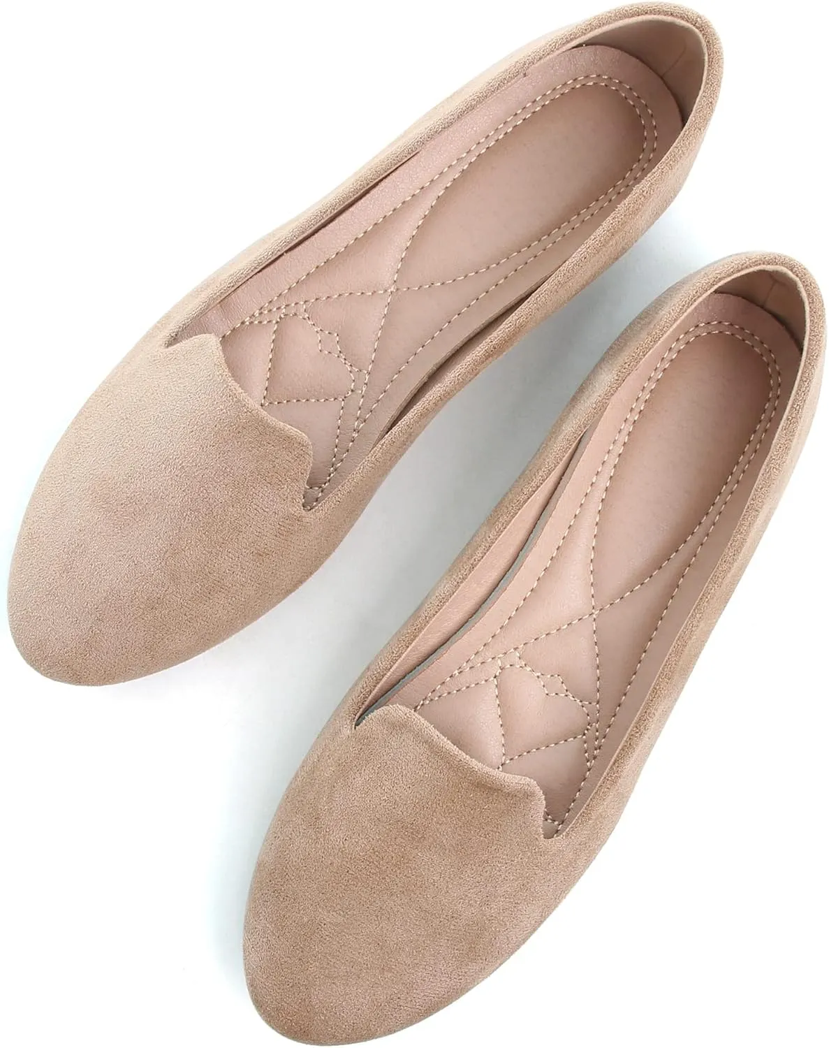 SAILING LU Women Round Toe Flats Comfortable Fashion Ballet Flat Shoes for Women Dressy Slip-ons Loafers