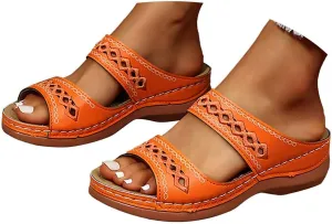 Sandals for Women Dressy Summer, Womens Sandals Comfy Platform Sandal Shoes Comfortable Summer Beach Travel Sandals
