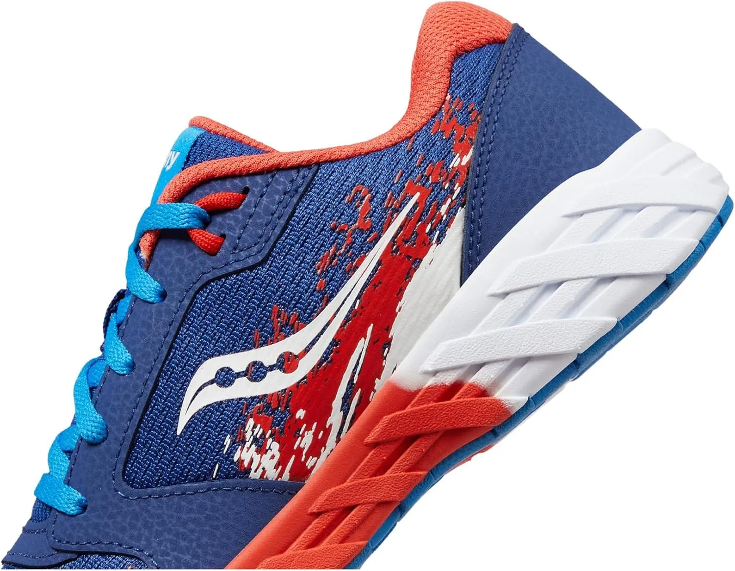 Saucony® Kids Wind 2.0 Sneakers for Kids – EVA Insole – Padded Tongue and Colar = Round Toe Cap