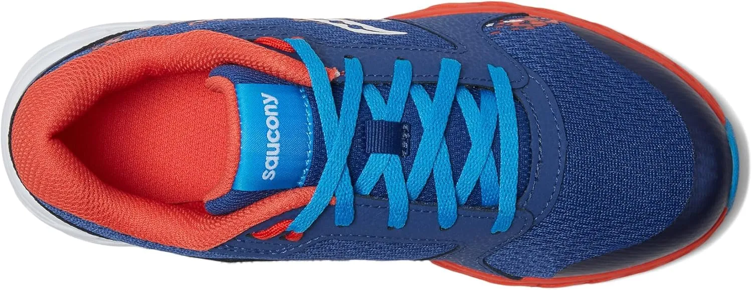 Saucony® Kids Wind 2.0 Sneakers for Kids – EVA Insole – Padded Tongue and Colar = Round Toe Cap