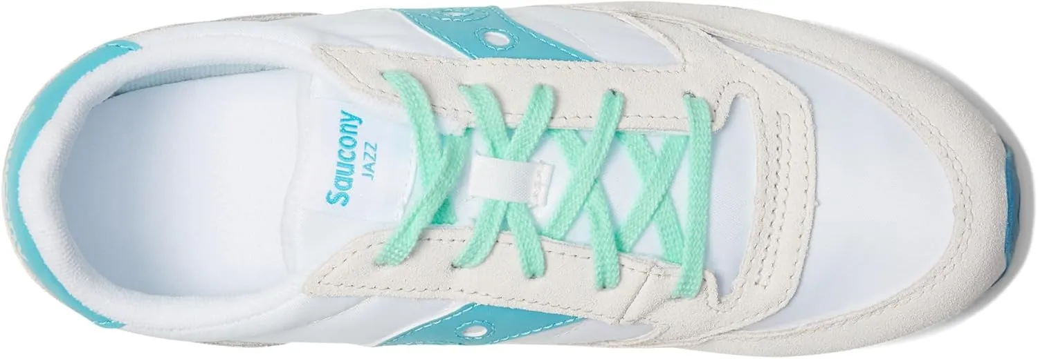 Saucony® Originals Jazz Original Kids’ Shoes – Textile and Leather Upper – Textile Lining – Round Toe Design