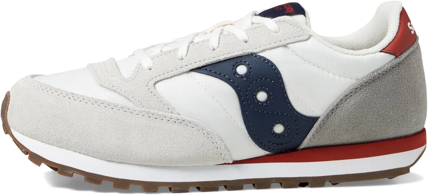 Saucony® Originals Jazz Original Kids’ Shoes – Textile and Leather Upper – Textile Lining – Round Toe Design