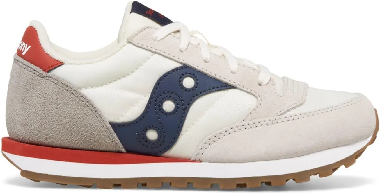 Saucony® Originals Jazz Original Kids’ Shoes – Textile and Leather Upper – Textile Lining – Round Toe Design