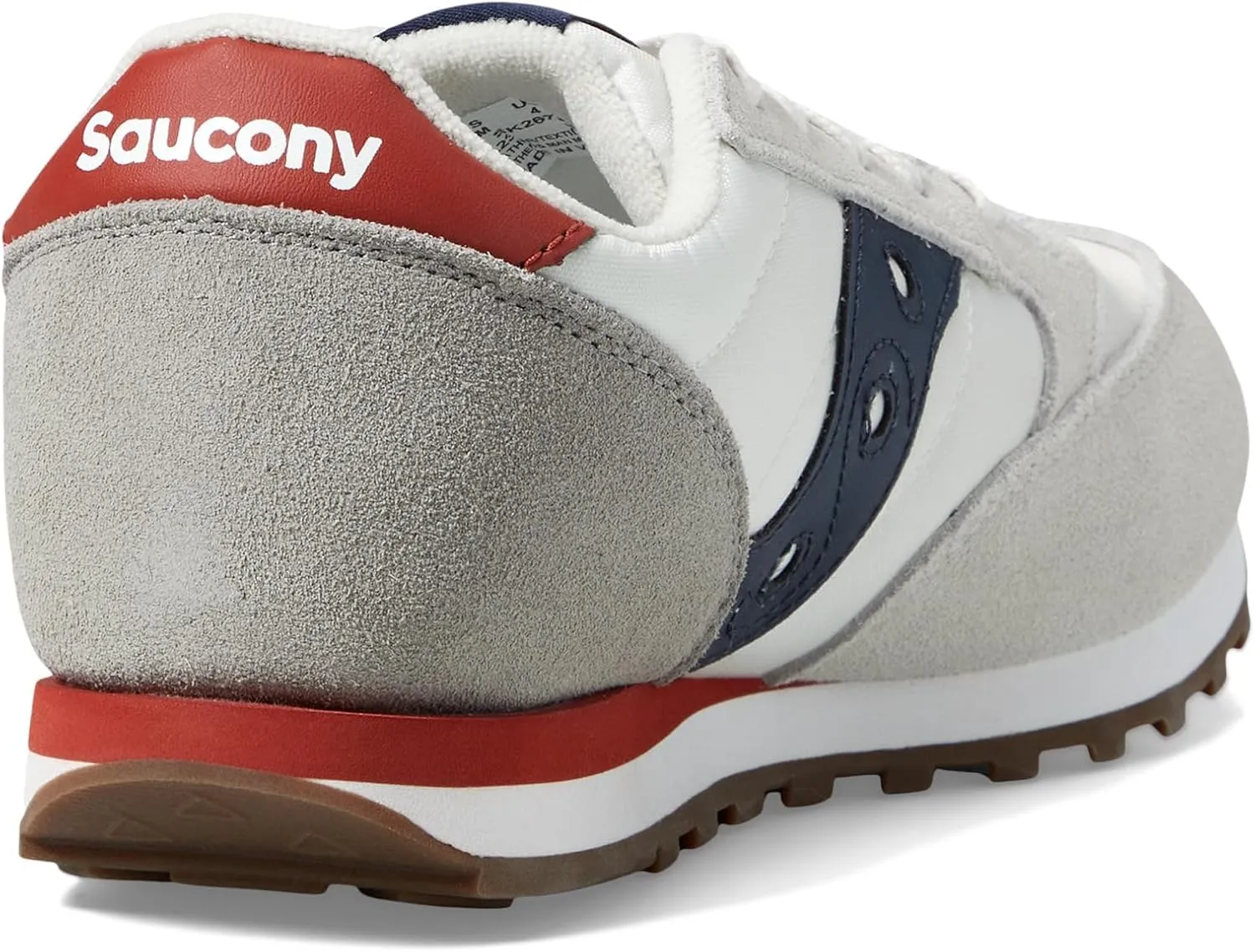 Saucony® Originals Jazz Original Kids’ Shoes – Textile and Leather Upper – Textile Lining – Round Toe Design