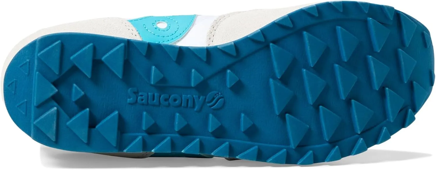 Saucony® Originals Jazz Original Kids’ Shoes – Textile and Leather Upper – Textile Lining – Round Toe Design