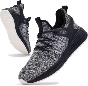 SDolphin Men's Running Shoes Sneakers - Tennis Workout Walking Gym Athletic Rubber Sole Breathable Comfortable Non Slip Fashion Shoes