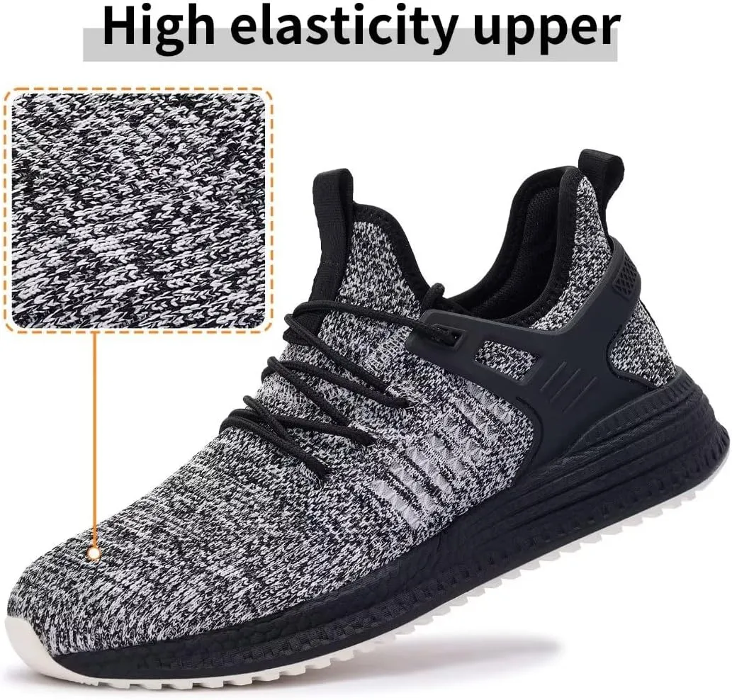 SDolphin Men's Running Shoes Sneakers - Tennis Workout Walking Gym Athletic Rubber Sole Breathable Comfortable Non Slip Fashion Shoes
