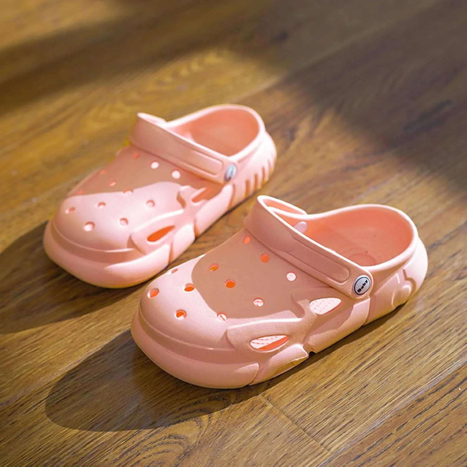 SECHRITE Kids Boys Girls Garden Clogs Shoes Shower Slippers Toddler Slip On Mules Lightweight Beach Pool Slides Indoor Sandals