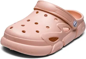 SECHRITE Kids Boys Girls Garden Clogs Shoes Shower Slippers Toddler Slip On Mules Lightweight Beach Pool Slides Indoor Sandals