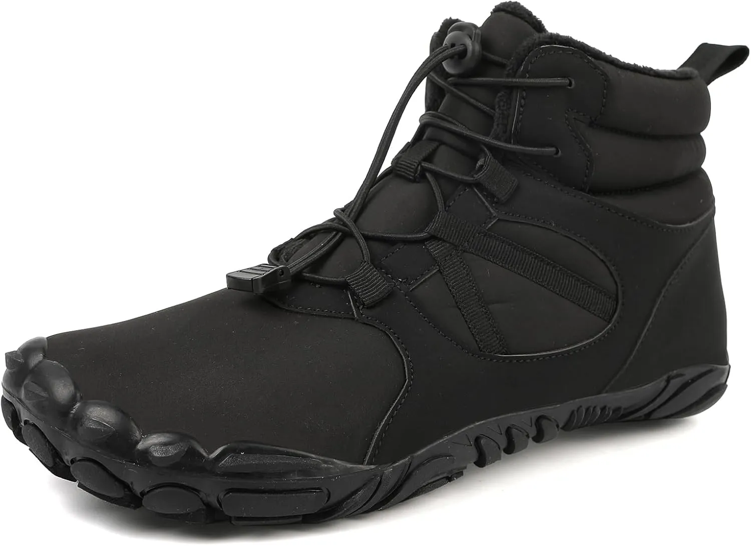 SECHRITE Mens Womens Barefoot Minimalist Shoes Winter Boots Zero Drop Sole Trail Running Sneakers Wide Toe Box