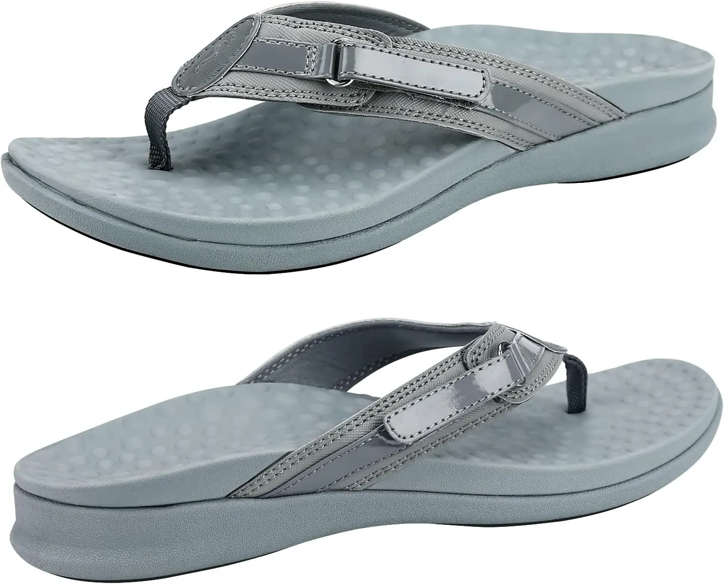 SEYMOUR Orthopedic Sandals for Women - Comfort Flip Flops With Arch Support - Relieve Foot Pain Due to Flat Feet and Plantar Fasciitis