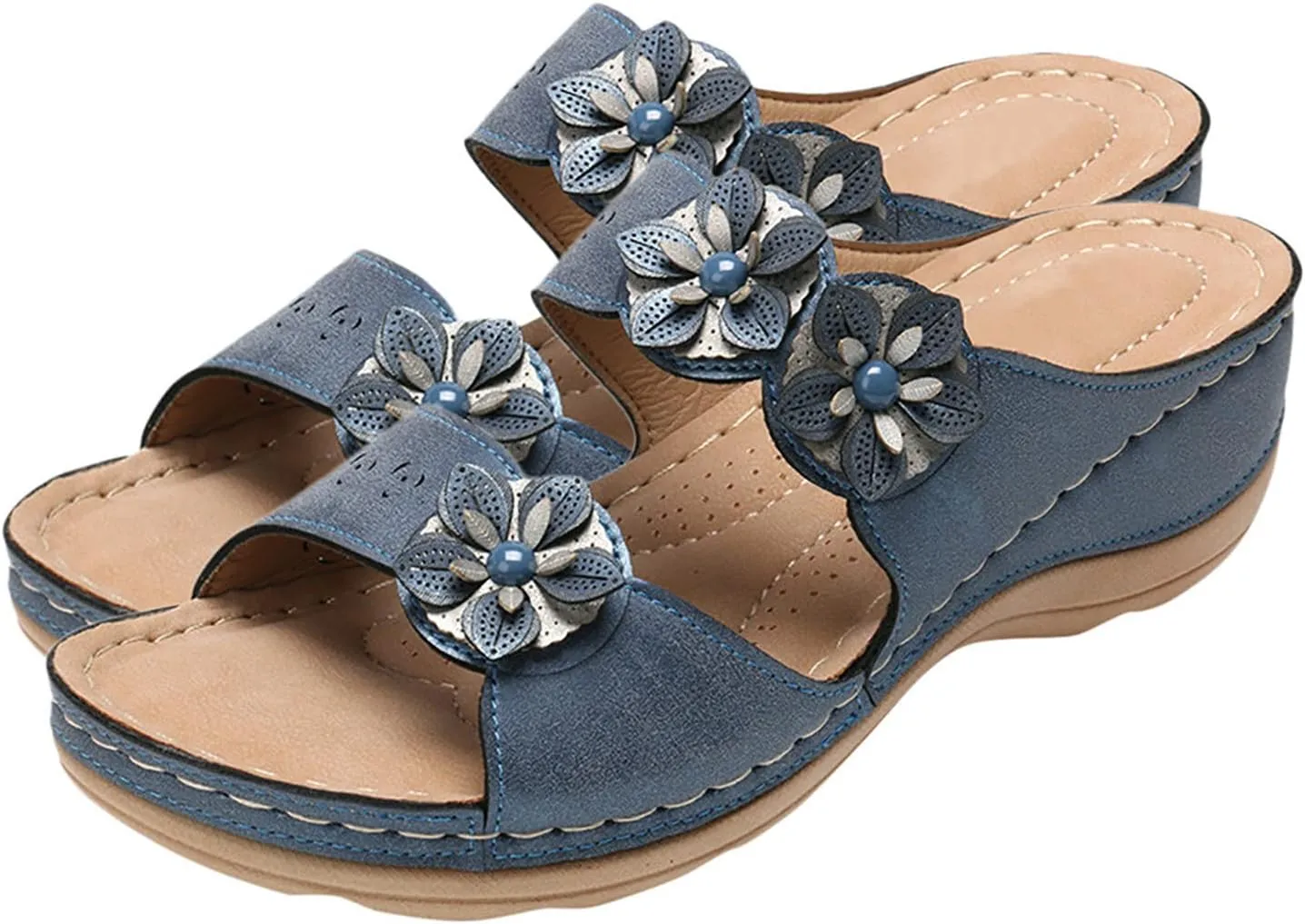 Shoes for Women, Sandals Women Premium Orthopedic Open Toe Sandals Retro Anti-Slip Breathable Sandals