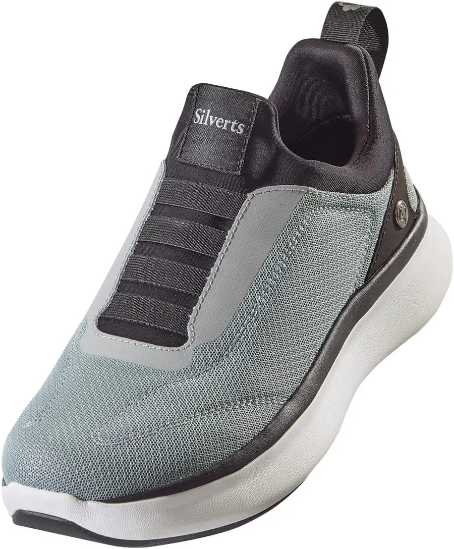 Silvert's Adaptive Clothing & Footwear Women’s Extra Wide Comfortable Slip On Sneakers Without Laces