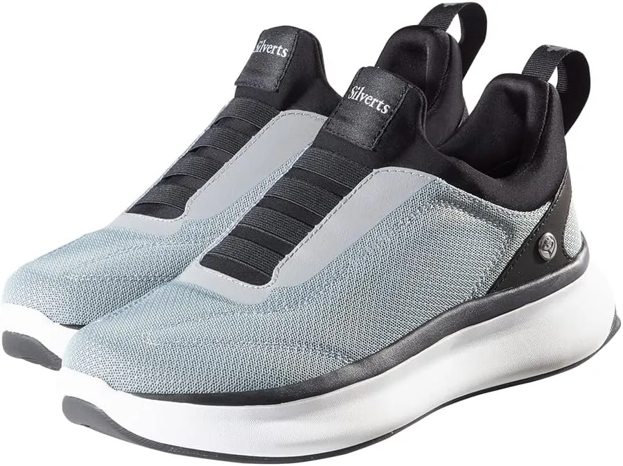 Silvert's Adaptive Clothing & Footwear Women’s Extra Wide Comfortable Slip On Sneakers Without Laces