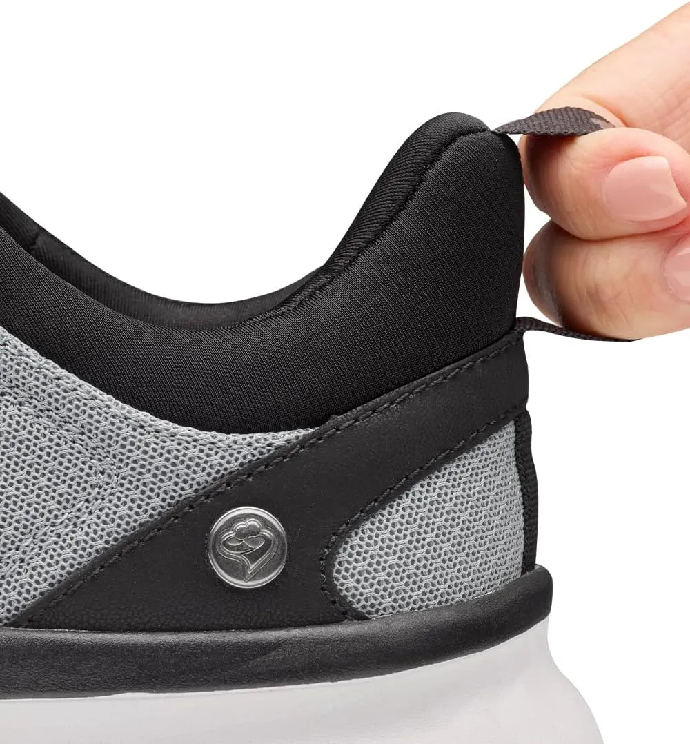Silvert's Adaptive Clothing & Footwear Women’s Extra Wide Comfortable Slip On Sneakers Without Laces