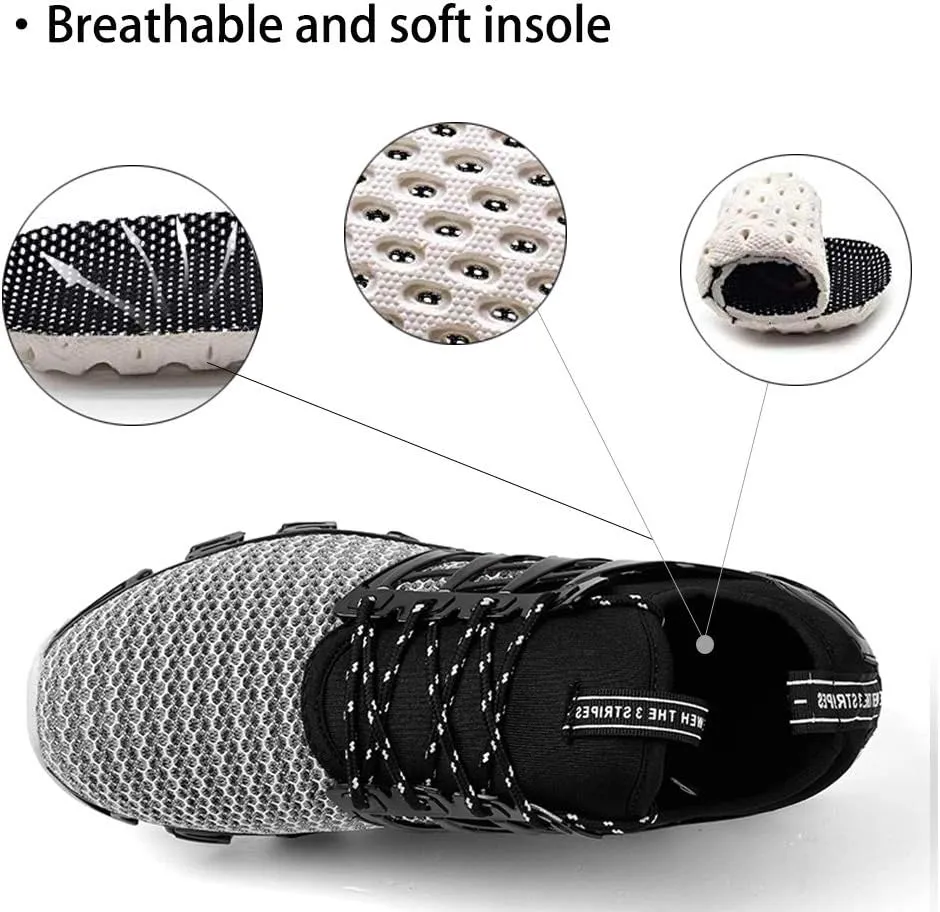 SKDOIUL Sport Running Shoes for Mens Mesh Breathable Trail Runners Fashion Sneakers