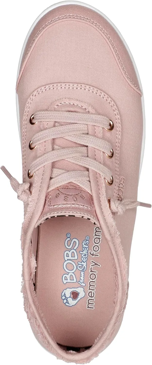 Skechers Women's Bobs B Cute Sneaker – Memory Foam, Flexible Outsole, Lightweight Vegan Shoes