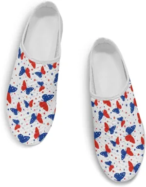 Slip On Shoes Women Comfortable Water Shoes Mesh Flats Womens Mules Aqua Sock Comfort Closed Toe Slides Mules Clogs