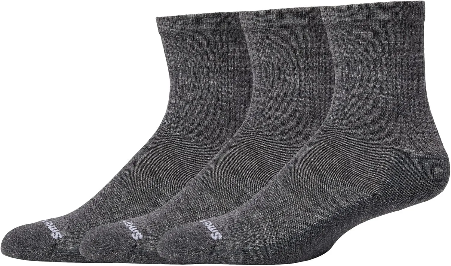 Smartwool Everyday Solid Rib Light Cushion Crew 2 Pack For Men and Women