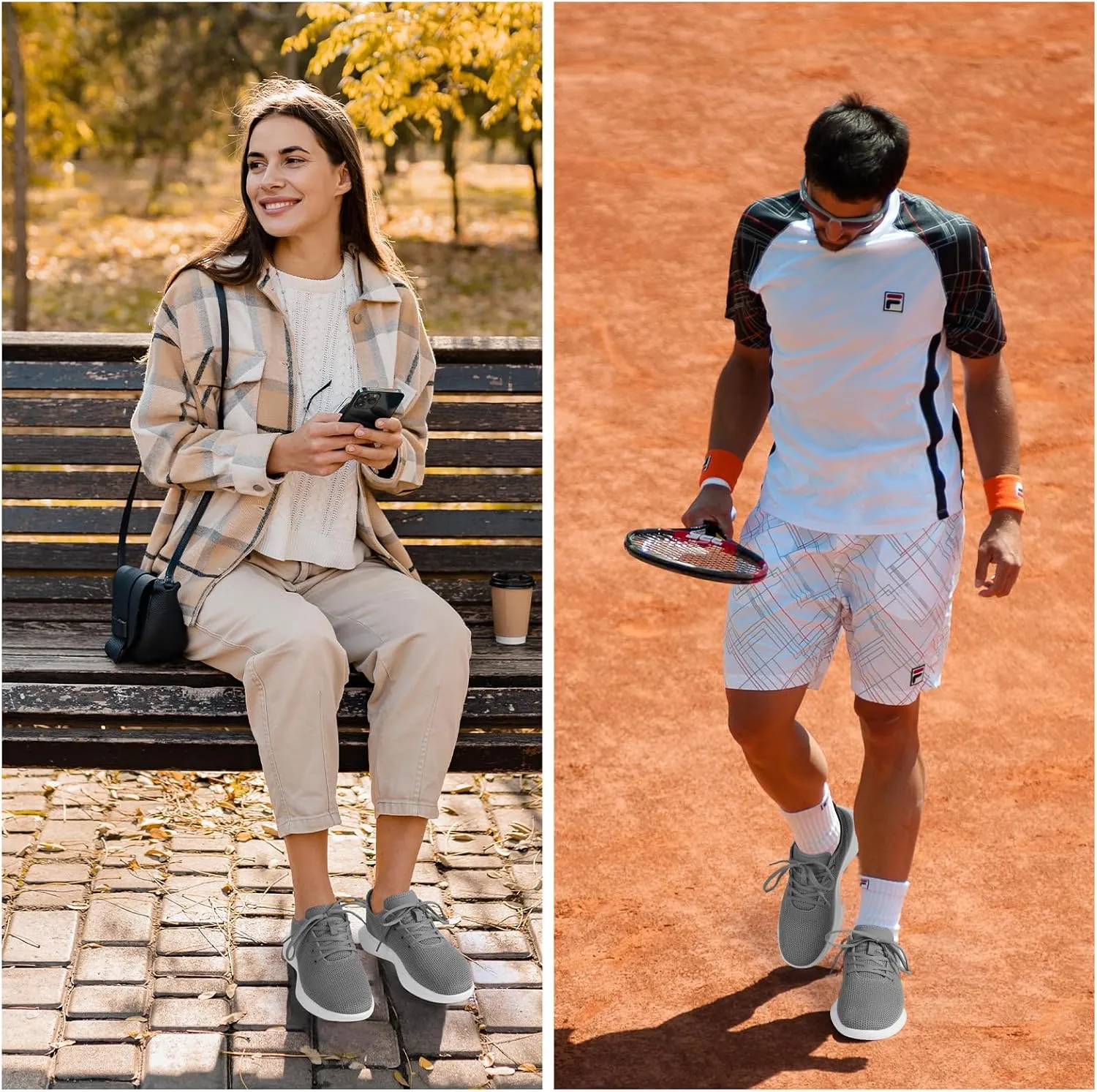 Sneakers for Women Men, Walking Shoes Tree Women’s Runner Sneakers with Arch Support, Comfortable Lightweight Walking Sneakers, Non Slip Athletic Tennis Running Shoes for Gym Workout Yoga Walking