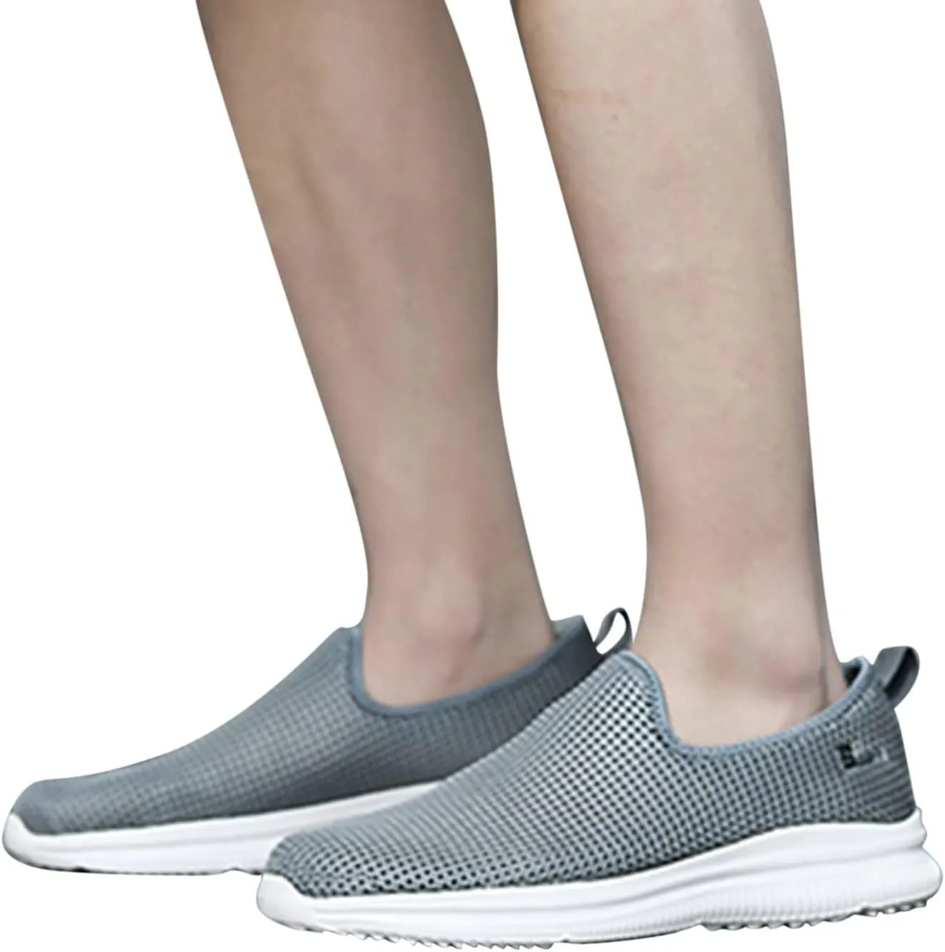 Sneakers for Women Walking Shoes Non Slip Lightweight Slip On Shoes Women Casual Shoes Dressy Casual White Platform Sneakers Slip On Tennis Shoe White Loafers