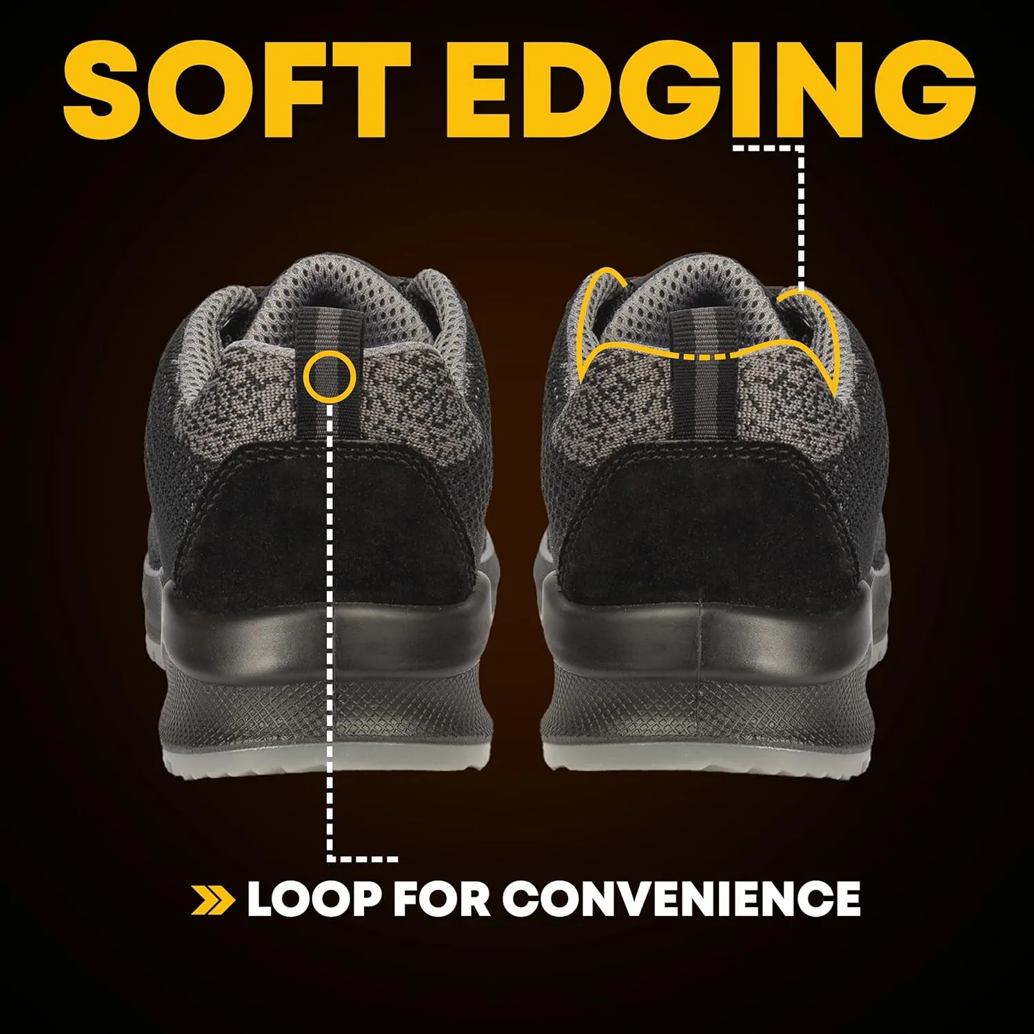 Sneakers Professional - Composite Safety Toe - Light-Weight and Durable - Safety and Utility Shoes