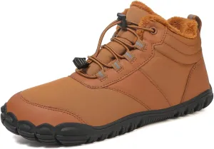 Snow Boots For Women Waterproof,Snow Boots Women's New, Winter Warm Cotton Shoes Outdoor, Casual Five Fingers Shoes Sneakers Padded Thickened Mid-Top Male Couple