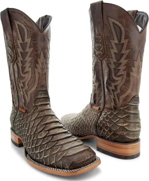 Soto Boots Mens Python Print Boots H50032