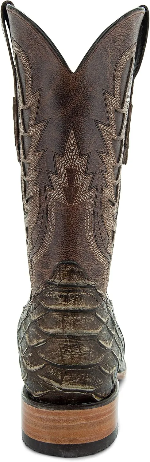 Soto Boots Mens Python Print Boots H50032