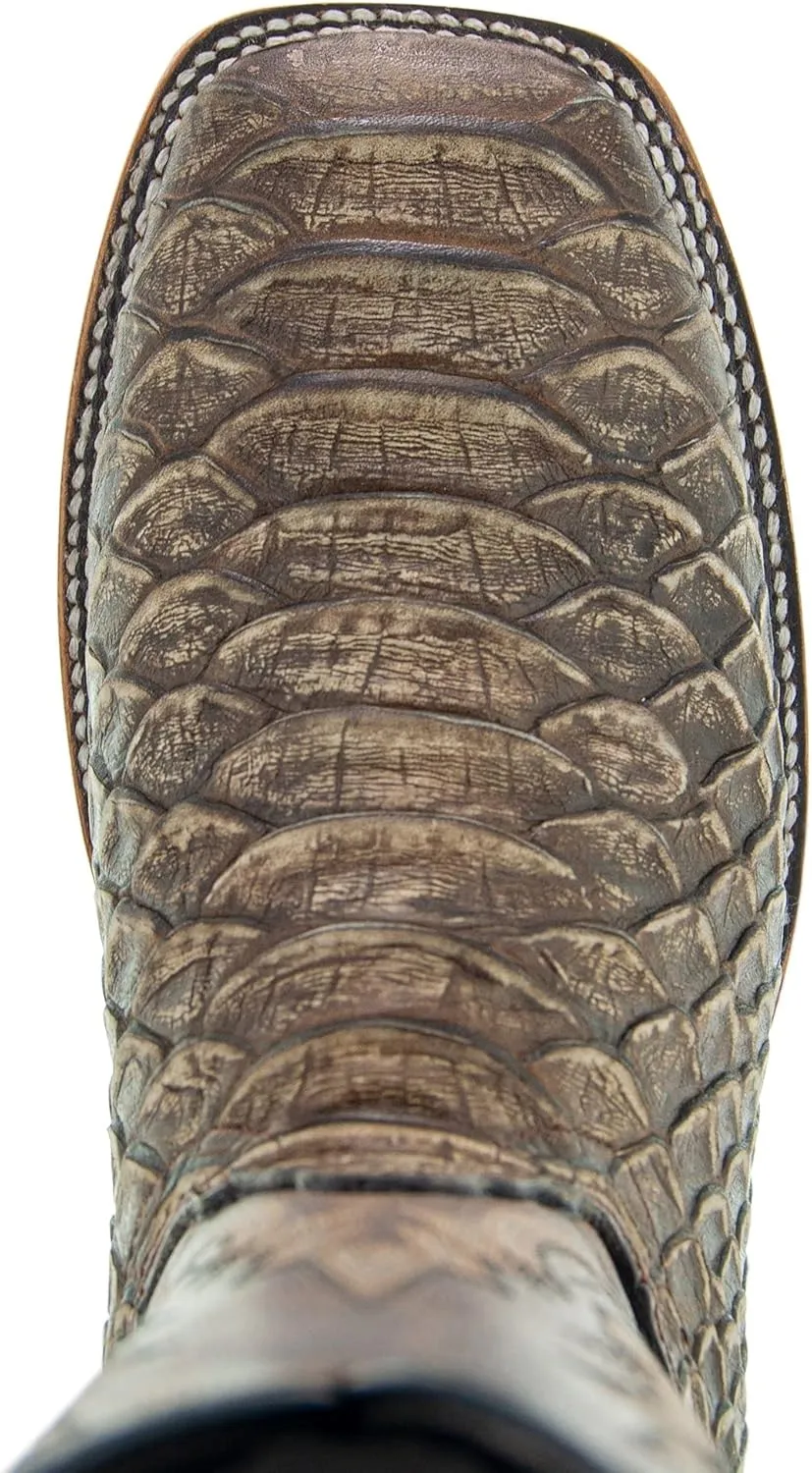 Soto Boots Mens Python Print Boots H50032