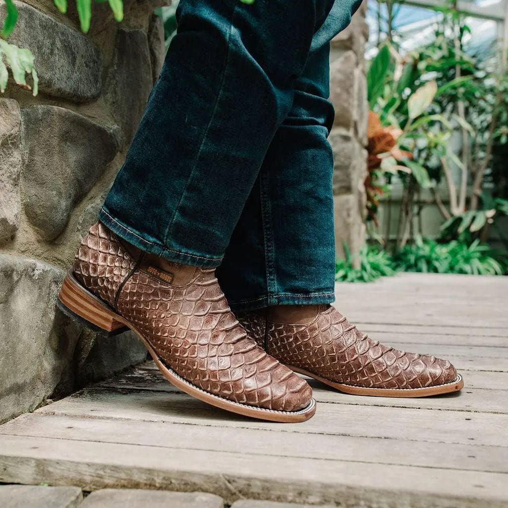 Soto Boots Mens Python Print Boots H50032