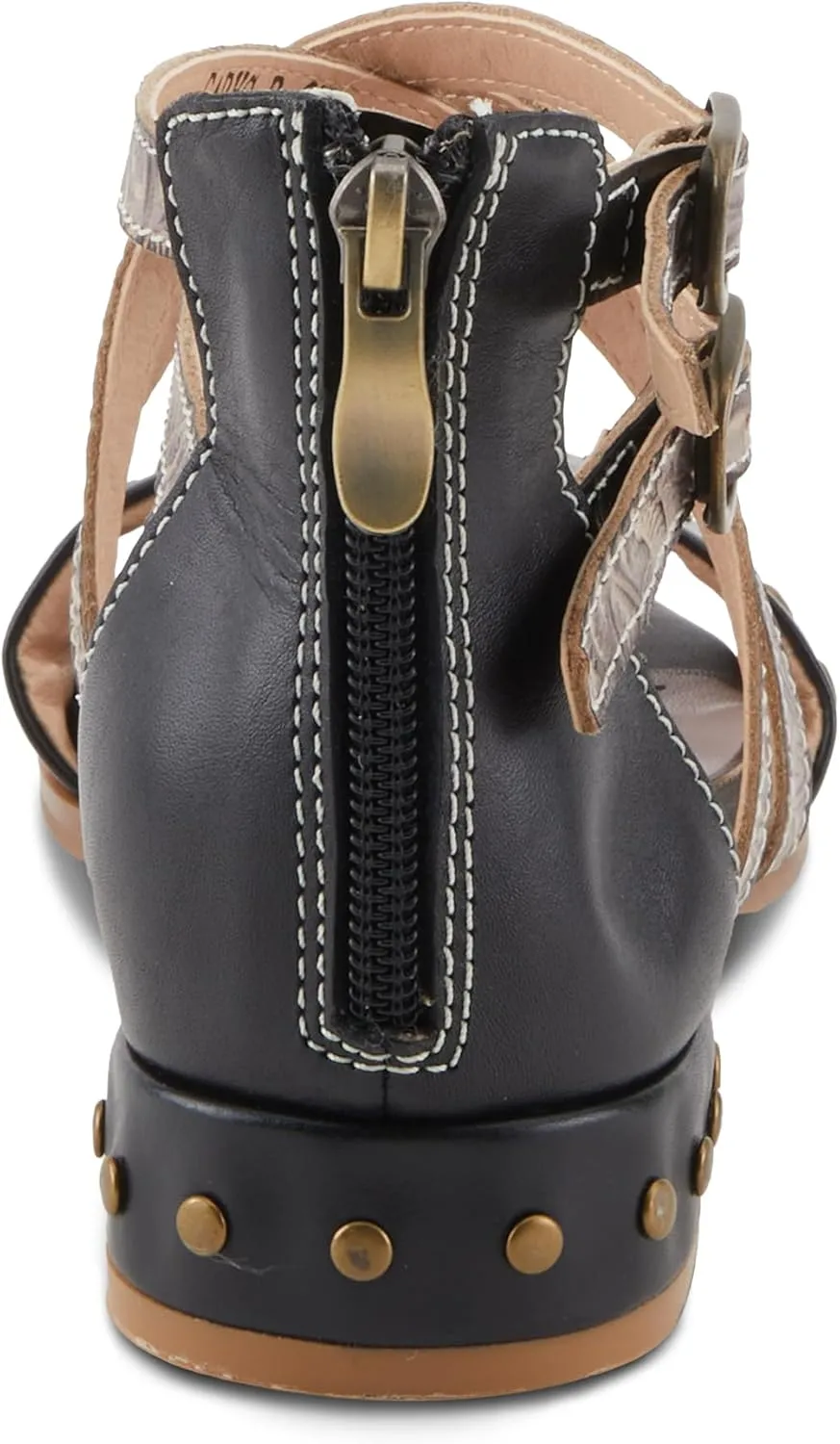 Spring Step L'Artiste Women's Carys High-Energy Stud Detail Sandals - Stylish, Snug Fit for Adventures