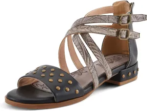 Spring Step L'Artiste Women's Carys High-Energy Stud Detail Sandals - Stylish, Snug Fit for Adventures