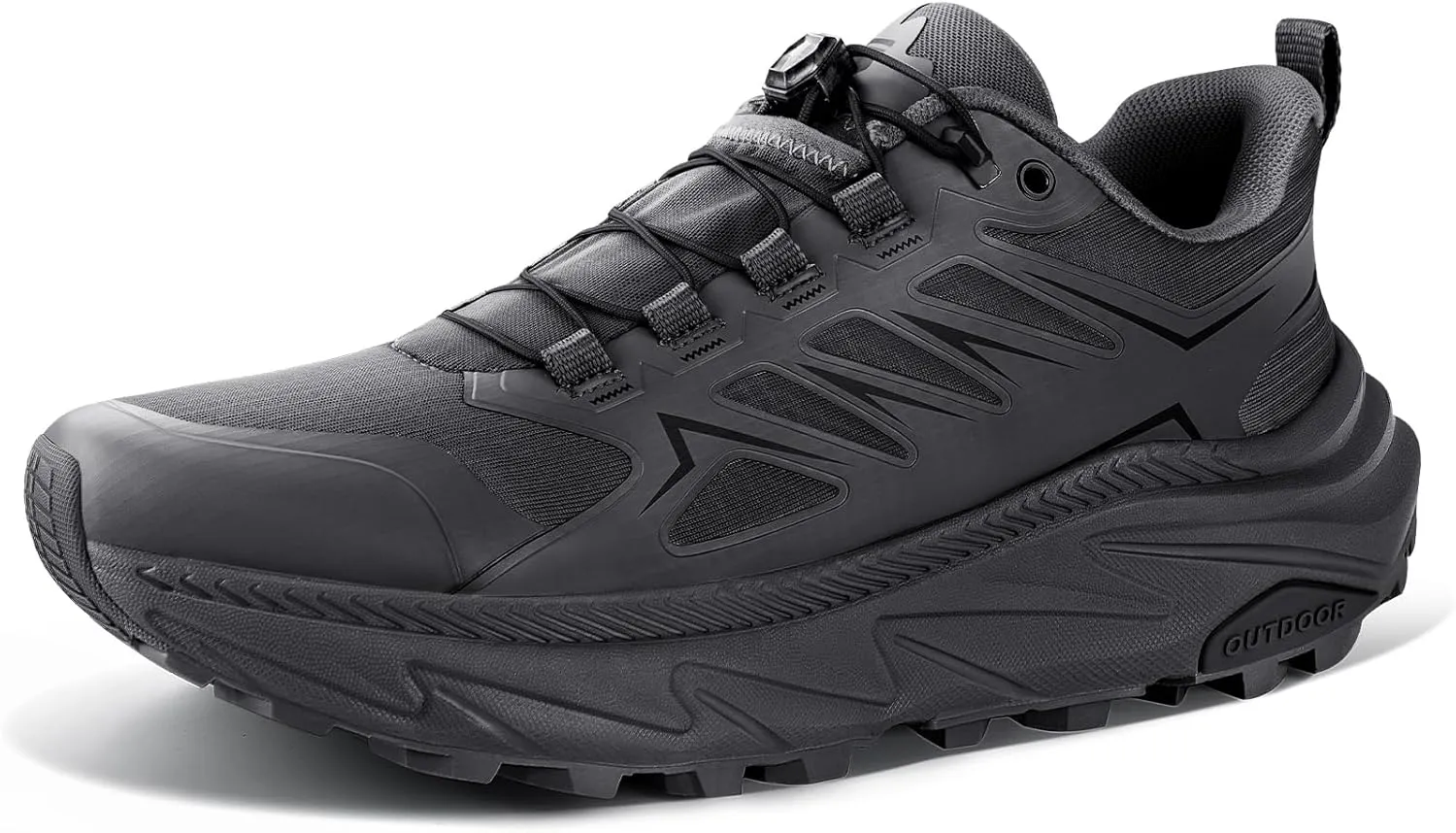 SRA Men's Trail Running Shoes Lightweight Breathable Hiking Running Shoe with Cushioned Soles Training Outdoor Athletic Snearkers Comfortable Walking Shoes for Men