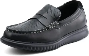 starmerx Boys Loafers Kids Casual Slip On School Shoes Girls Moccasin