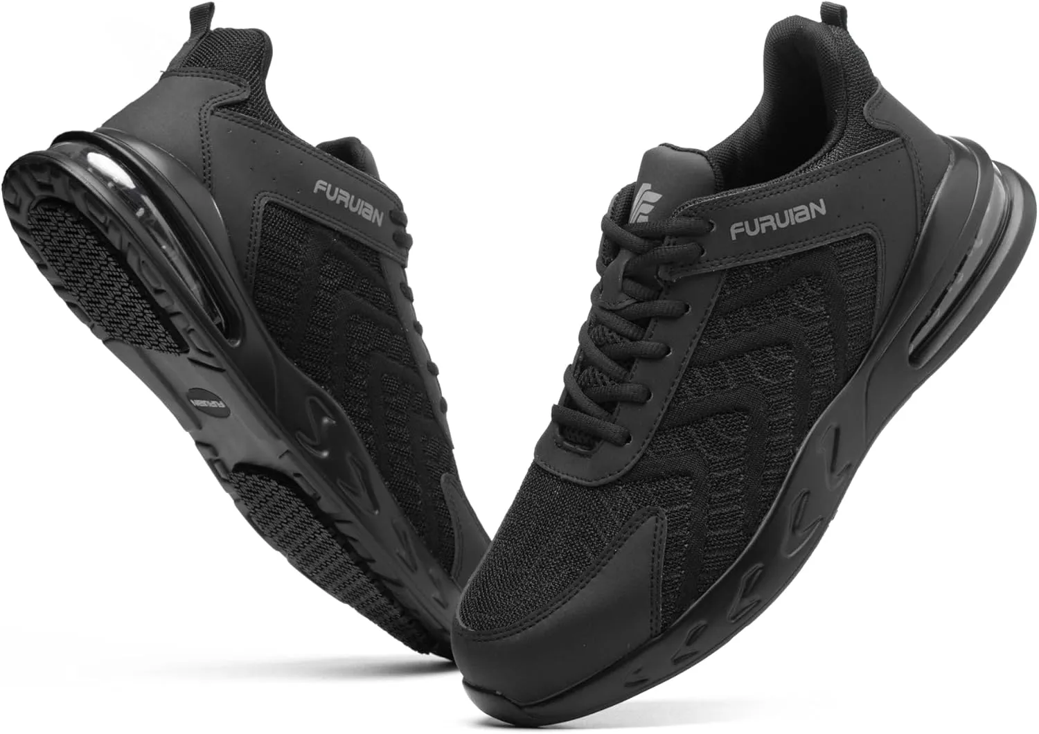 Steel Toe Shoes for Men Work Women Lightweight Air Cushion Sneakers Slip Resistant Safety Work Boots Indestructible Shoes