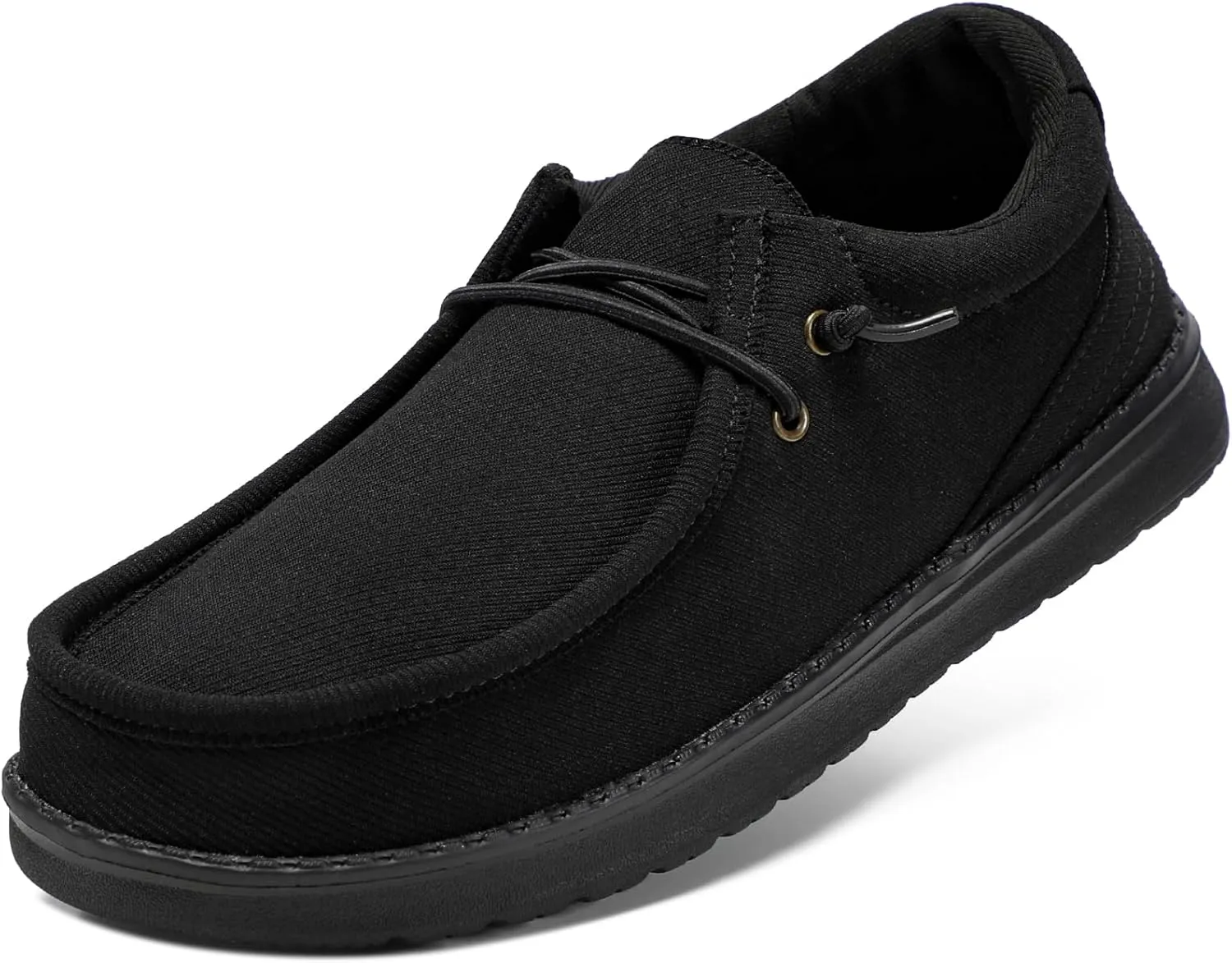STQ Men's Orthopedic Lace up Loafers Ultralight Casual Boat Shoes with Arch Support