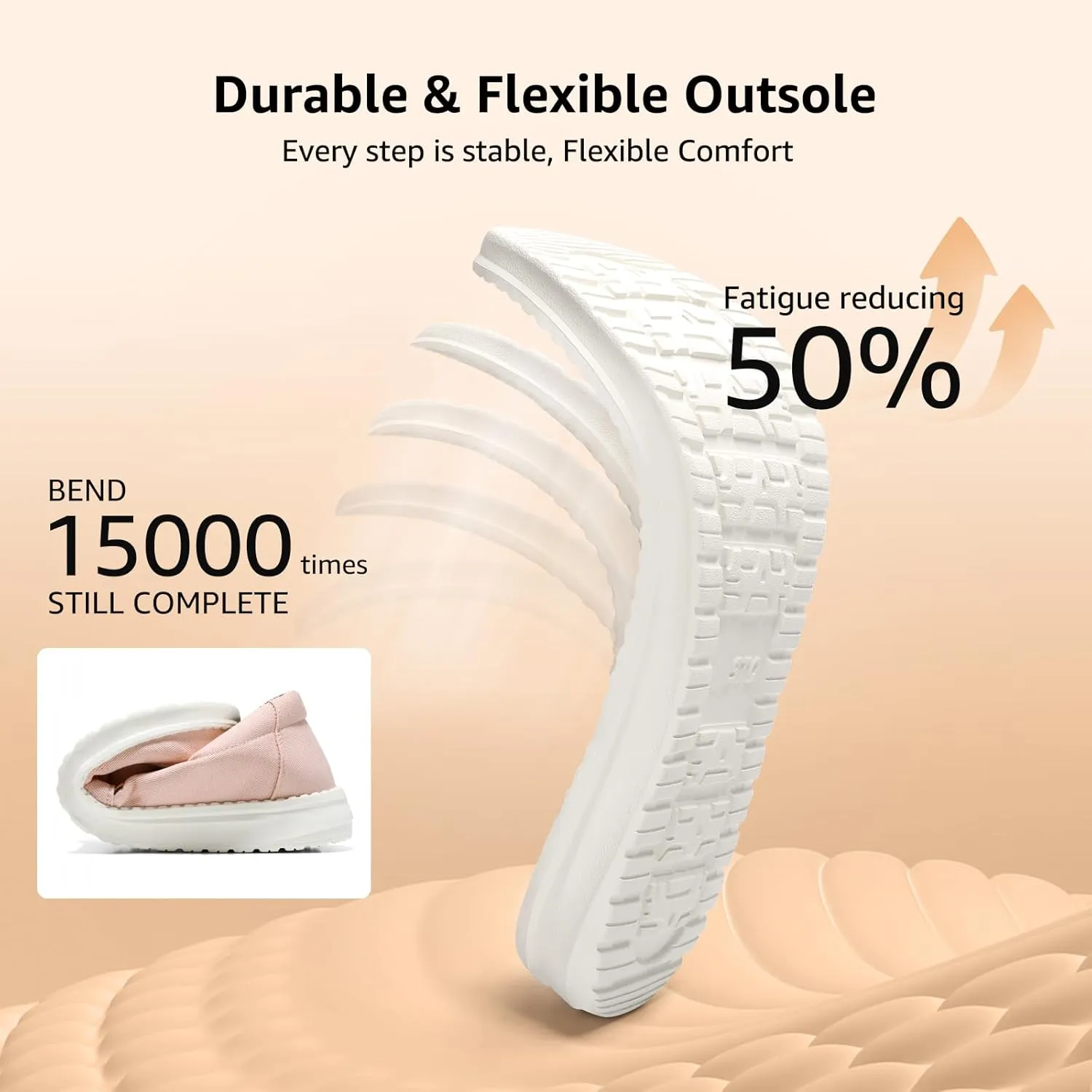 STQ Slip on Boat Shoes for Women Orthopedic Casual Loafers with Arch Support