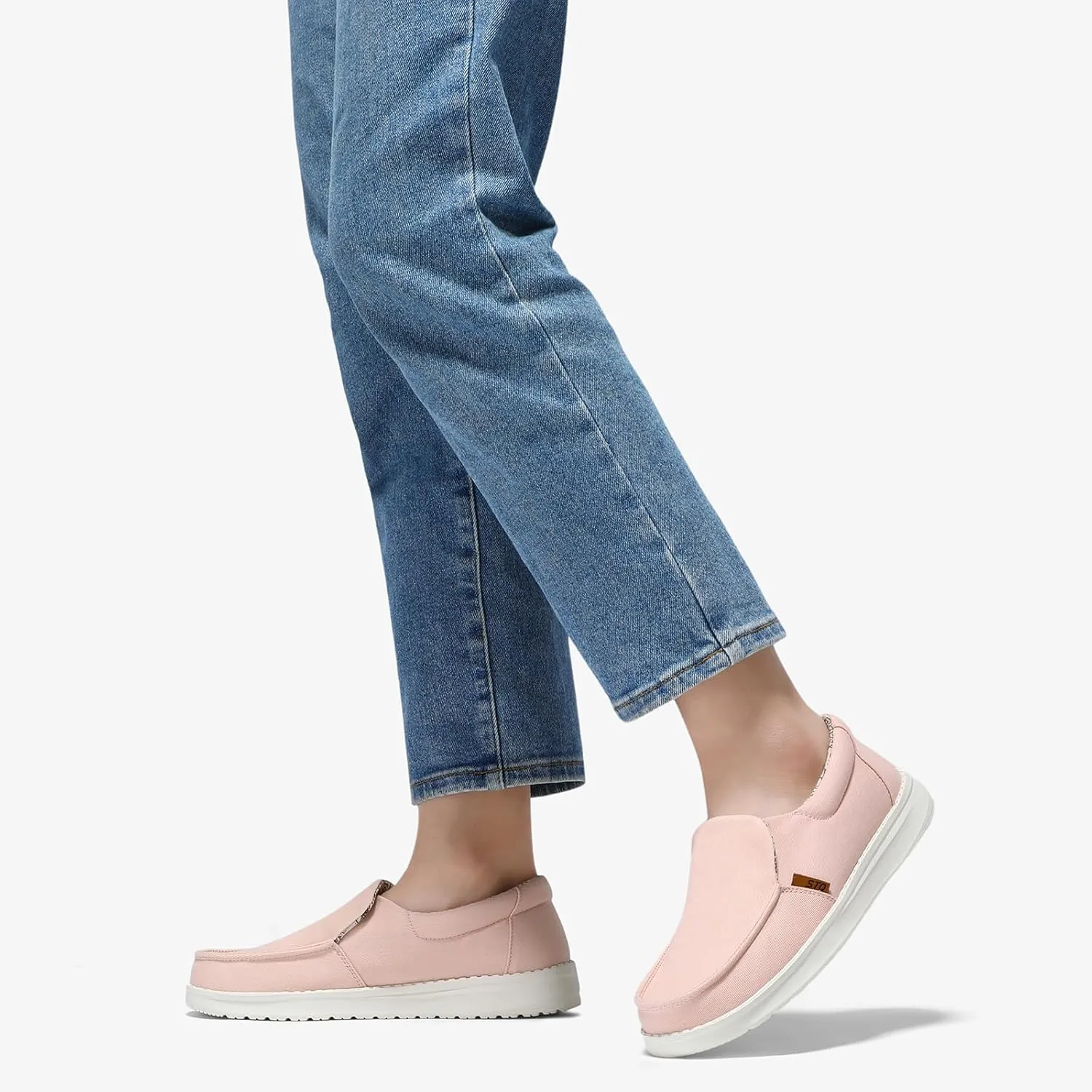 STQ Slip on Boat Shoes for Women Orthopedic Casual Loafers with Arch Support