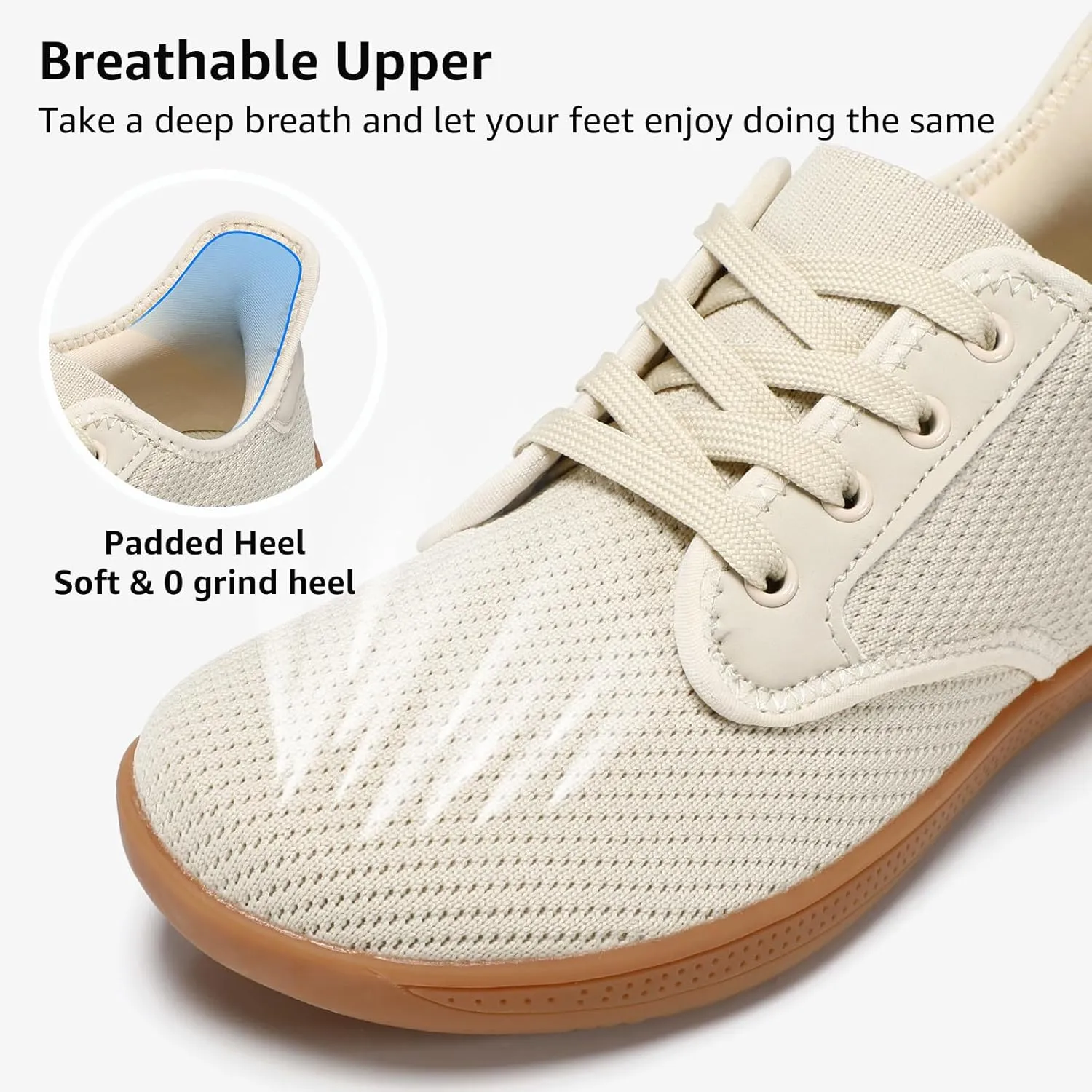 STQ Wide Toe Box Barefoot Shoes Women Minimalist Zero Drop Trail Running Sneakers Width Grounded Walking Tennis Footwear for Hiking Athletic Crossfit Workout Gym Training