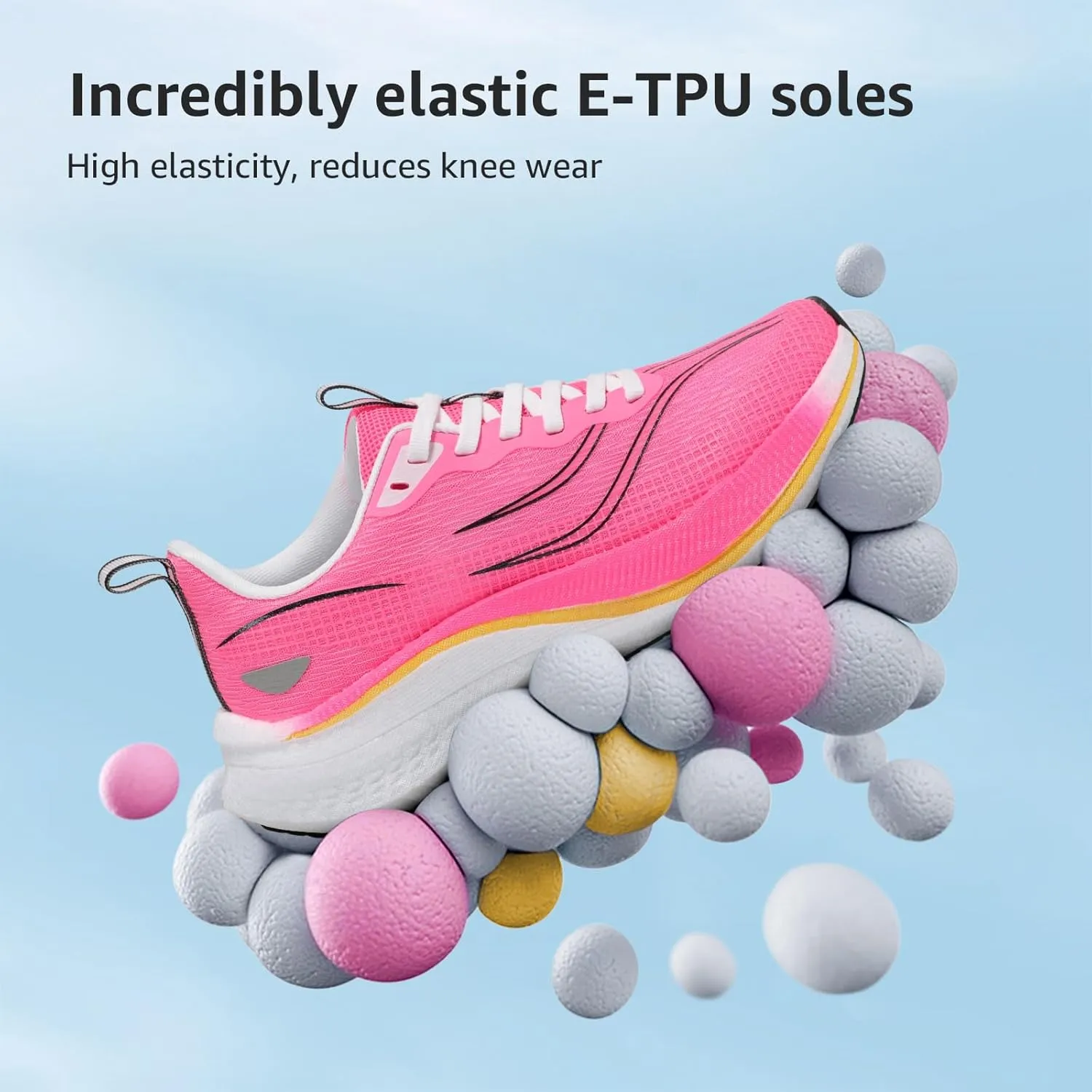 STQ Women Carbon Plate Road Running Shoes Ultra Light Cushion Sole